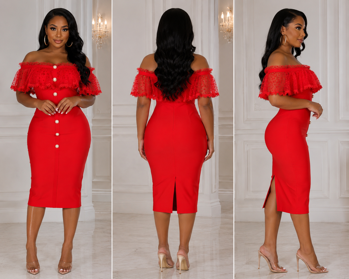 Feeling good red dress