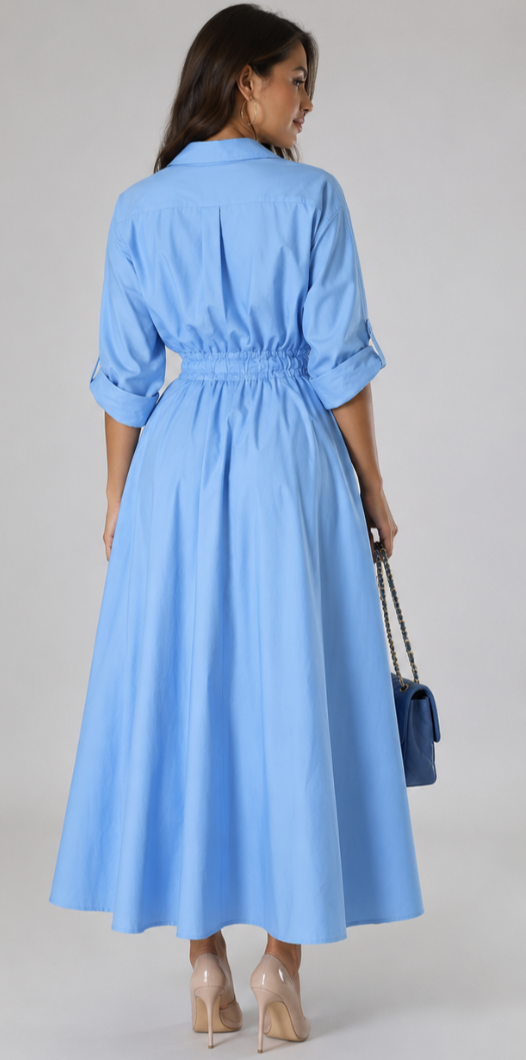 Blue dress (accessories are not included)