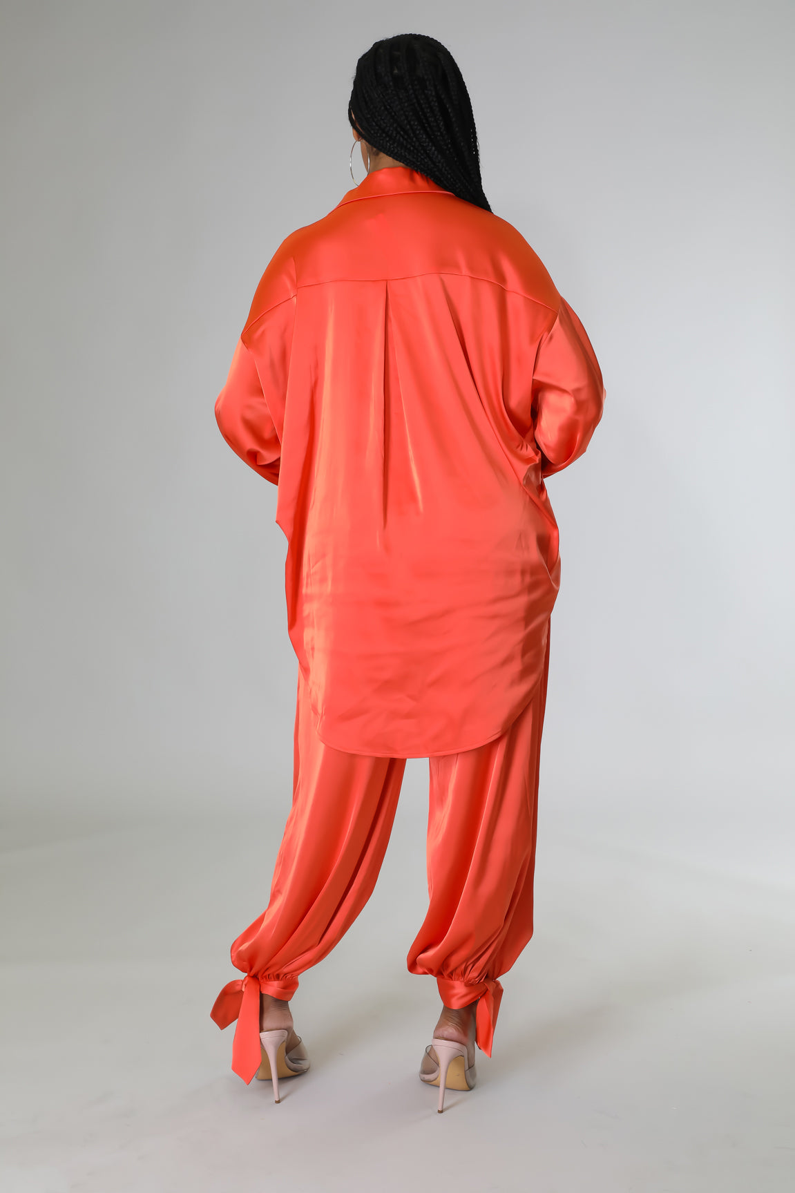 3 pcs Kari Satin Pant Set ( accessories not included)