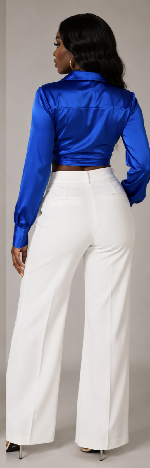 Satin crop top