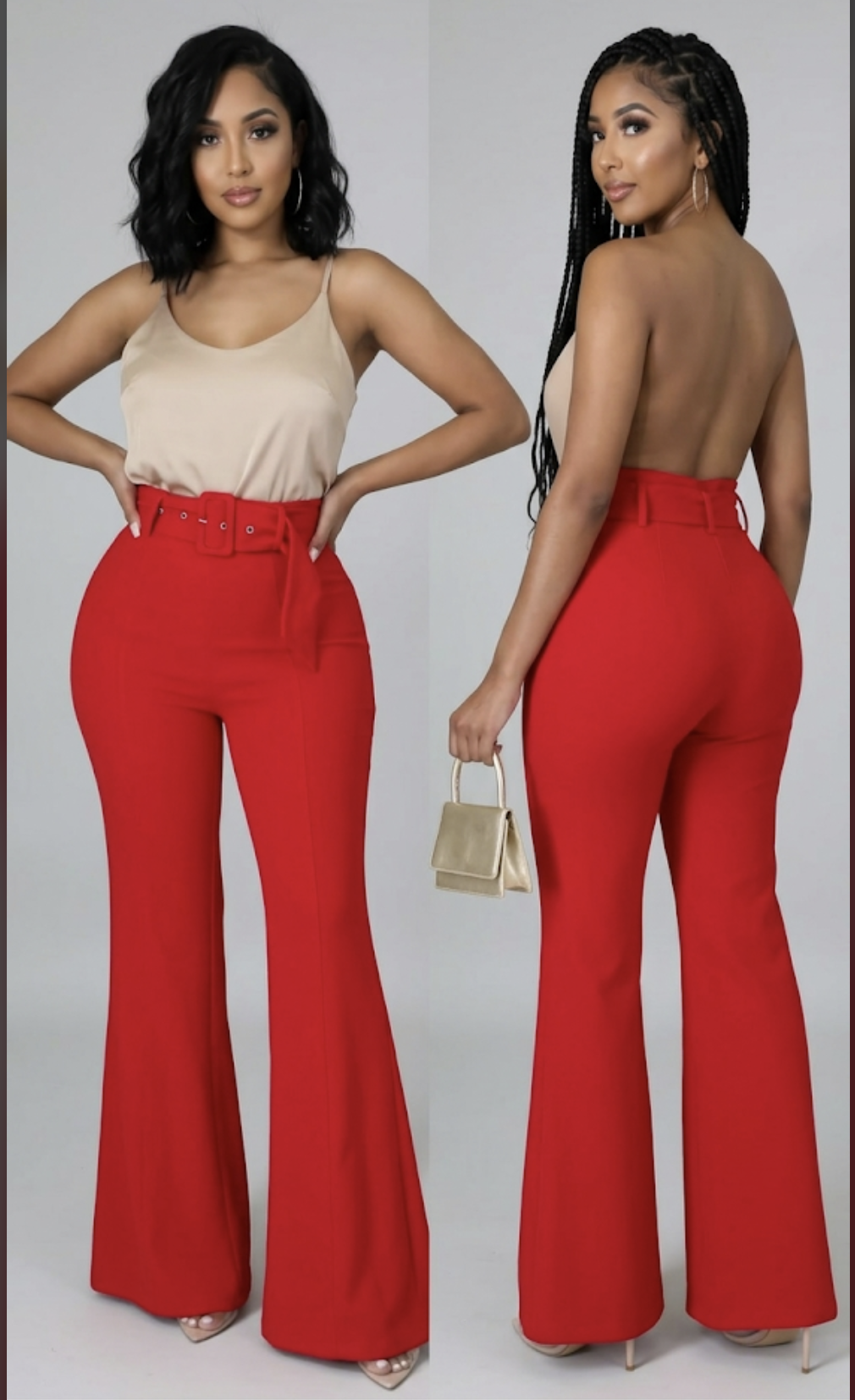 Ruby High-Waist Flares