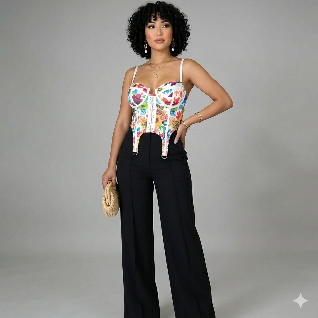Jazlyn corset crop top