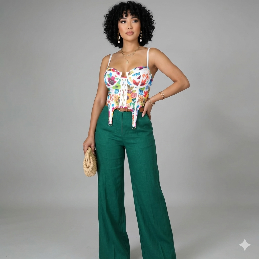 Jazlyn corset crop top