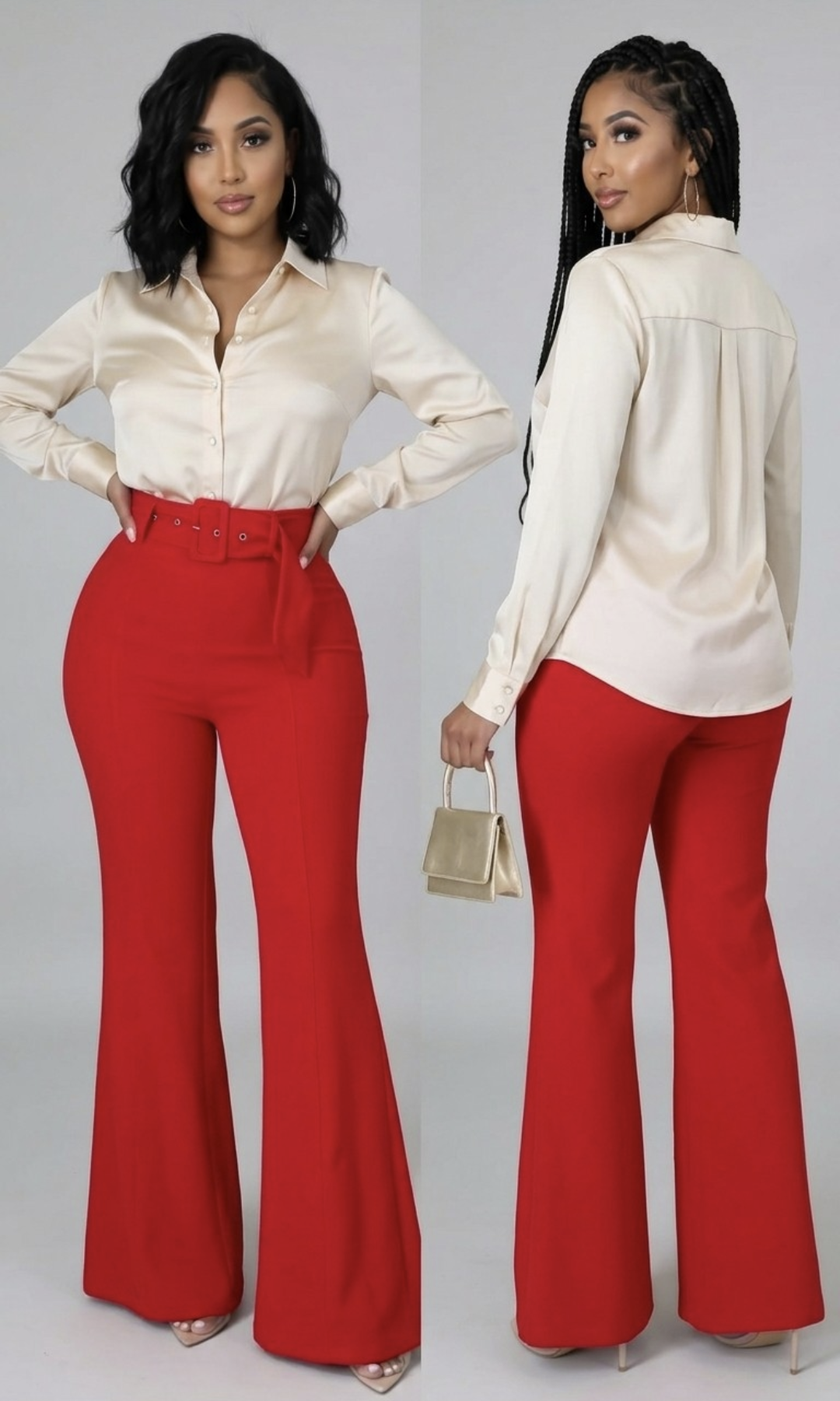 Ruby High-Waist Flares